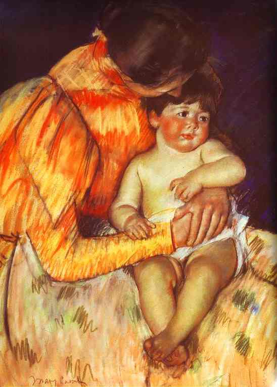 Мэри Кассат "Мать с ребенком"