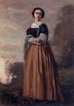 Камиль Коро "Портрет стоящей женщины"