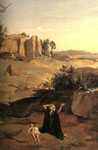 Камиль Коро "Хагар в пустыне"