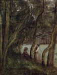 Камиль Коро "Фигуры под деревьями"