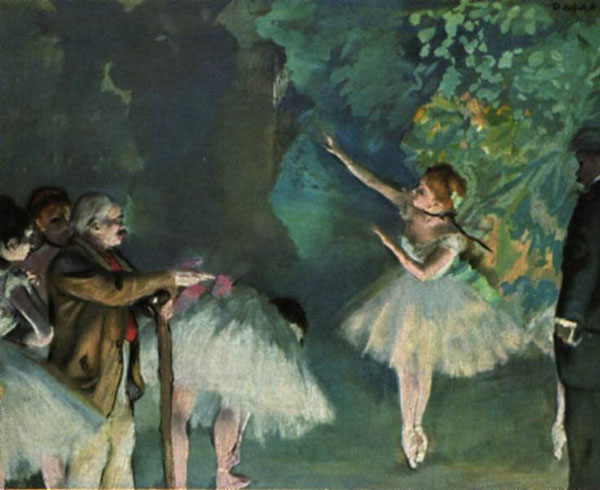 Эдгар Дега "Репетиция балета"