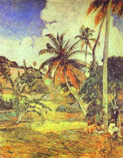 Поль Гоген "Пальмы на Мартинике"