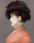 Эдуард Мане "Венеция: портрет Ирмы Брюне в черной шляпе"