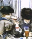 Эдуард Мане "Две девушки, пьющие пиво"