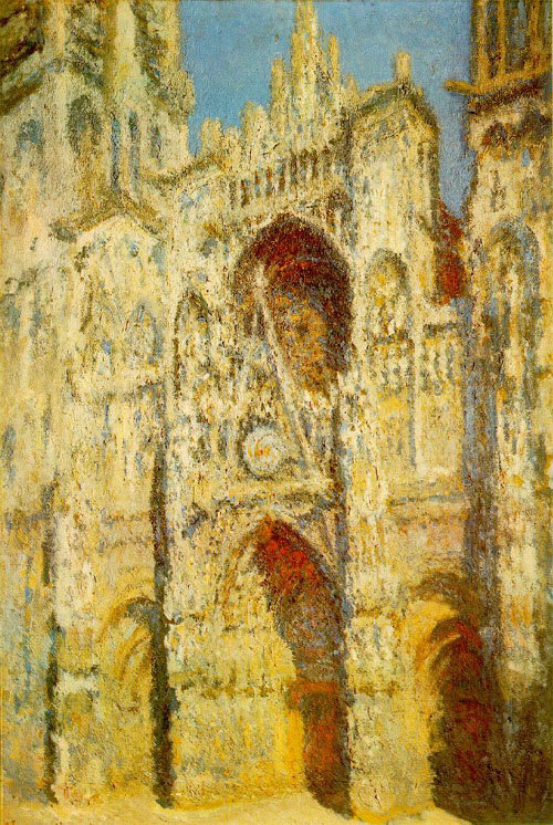 Клод Моне "Руанский собор, западный портал и башня Сен-Роман, полдень"