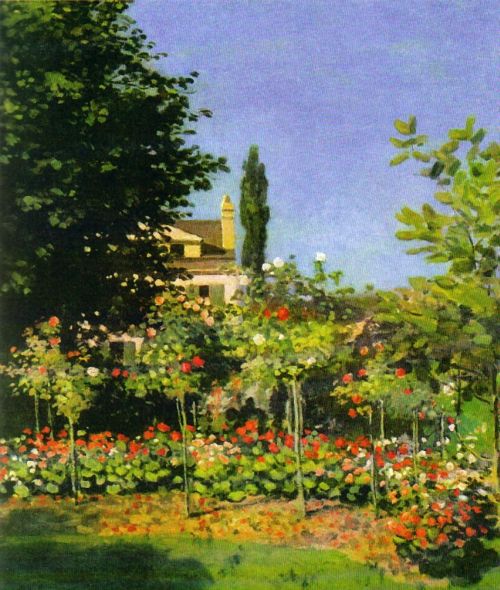 Клод Моне "Цветущий сад в Сент-Адресс"