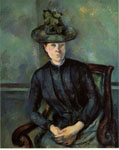 Поль Сезанн "Женщина в зеленой шляпе (мадам Сезанн)"
