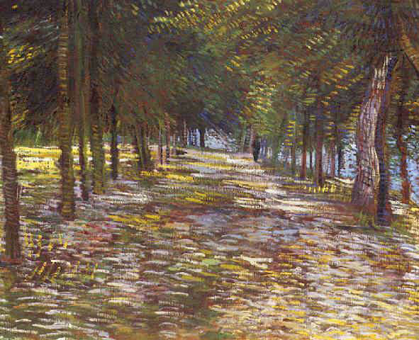 Винсент Ван Гог "Дорожка в парке Voyer d'Argenson"