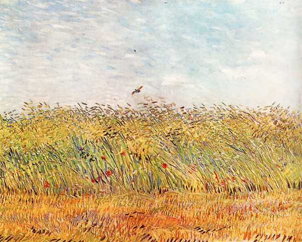 Винсент Ван Гог "Пшеничное поле с жаворонком"