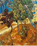 Винсент Ван Гог "Деревья в больничном саду"