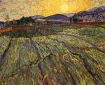 Винсент Ван Гог "Пшеничное поле на восходе солнца"