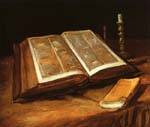 Винсент Ван Гог "Натюрморт с открытой Библией"